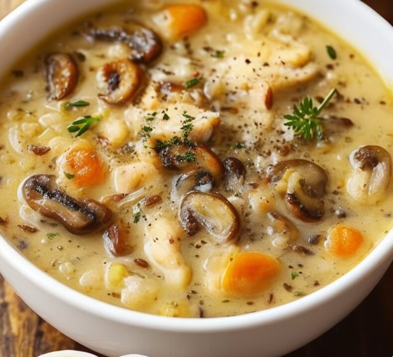 Chicken Mushroom Wild Rice Soup